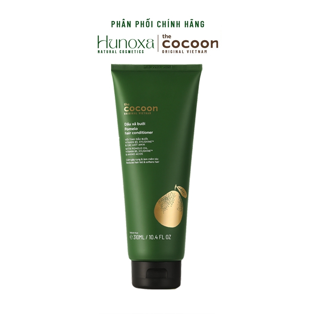 Dầu xả bưởi Cocoon giúp cung cấp dưỡng chất và bổ sung độ ẩm cho tóc 310ml - HUNOXA