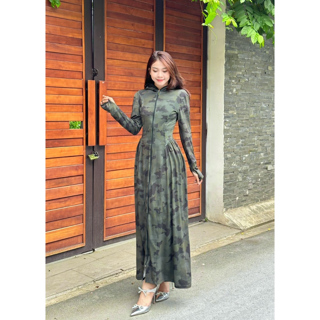 Áo chống nắng, chống tia UV toàn thân dáng dài sang chảnh