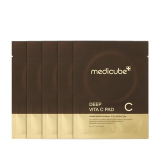 Set quà tặng mini 5 miếng toner trắng da Medicube Deep vita c 2ea