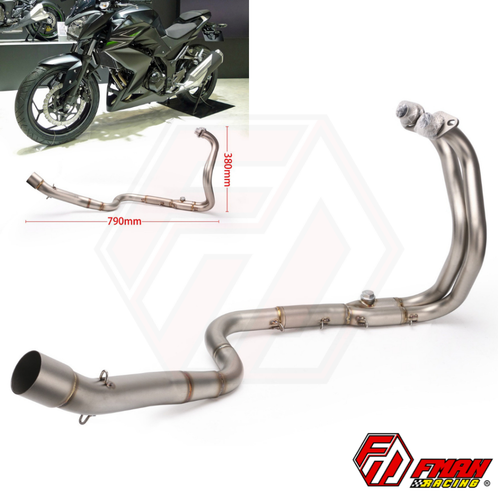 CỔ PÔ FULL INOX Z300 - NINJA 300 THAILAND