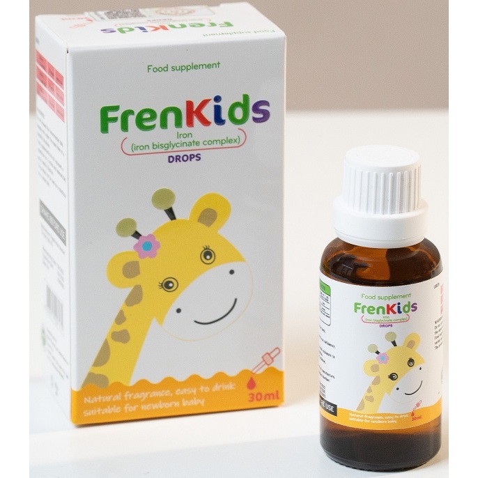 Sắt hữu cơ cho bé FrenKids - Vị dâu không tanh, không nóng, không táo