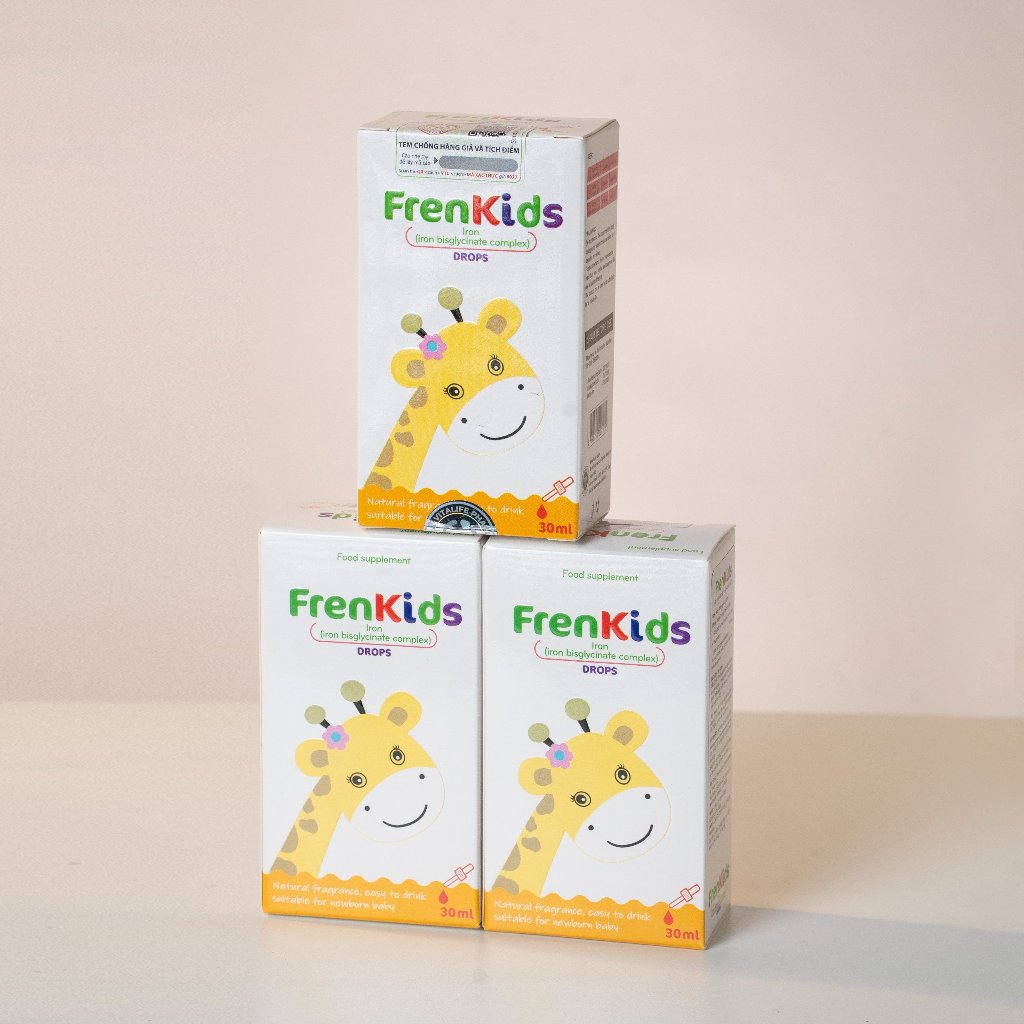 Sắt hữu cơ cho bé FrenKids - Vị dâu không tanh, không nóng, không táo