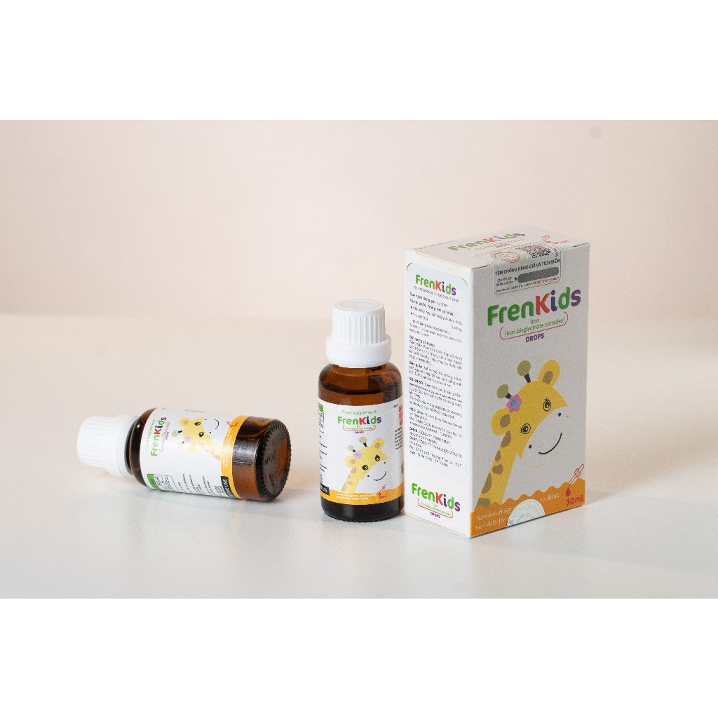 Sắt hữu cơ cho bé FrenKids - Vị dâu không tanh, không nóng, không táo