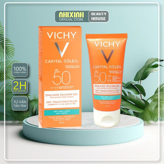 Kem Chống Nắng Vichy Emusion Ideal Soleil SPF50 Mattifying Face Fluid Dry Touch