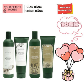 Weilaiya - Cặp dầu gội + xả giảm rụng, kích mọc tóc