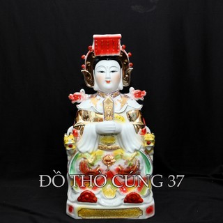 [ Cao 32 cm , 35 cm Men Sứ ] Bộ tượng 5 Mẹ Ngũ Hành ( Ngũ Hành Nương Nương )