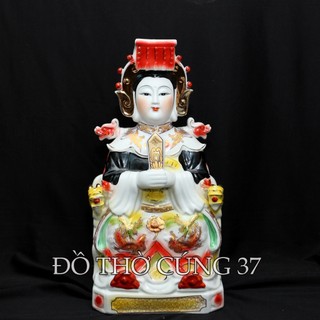 [ Cao 32 cm , 35 cm Men Sứ ] Bộ tượng 5 Mẹ Ngũ Hành ( Ngũ Hành Nương Nương )