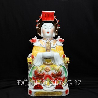 [ Cao 32 cm , 35 cm Men Sứ ] Bộ tượng 5 Mẹ Ngũ Hành ( Ngũ Hành Nương Nương )