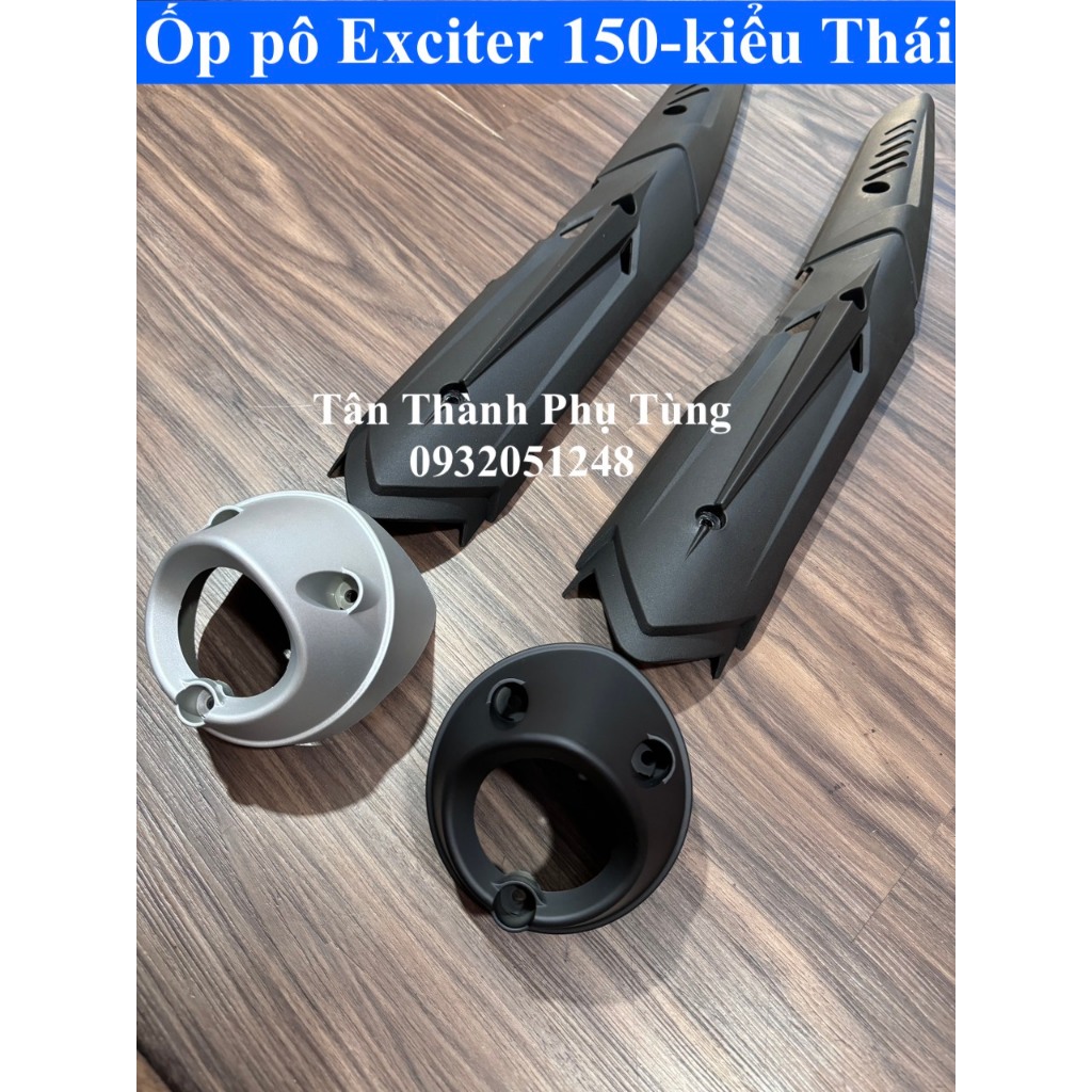 Ốp pô/ Che pô Exciter 150 kiểu Thái