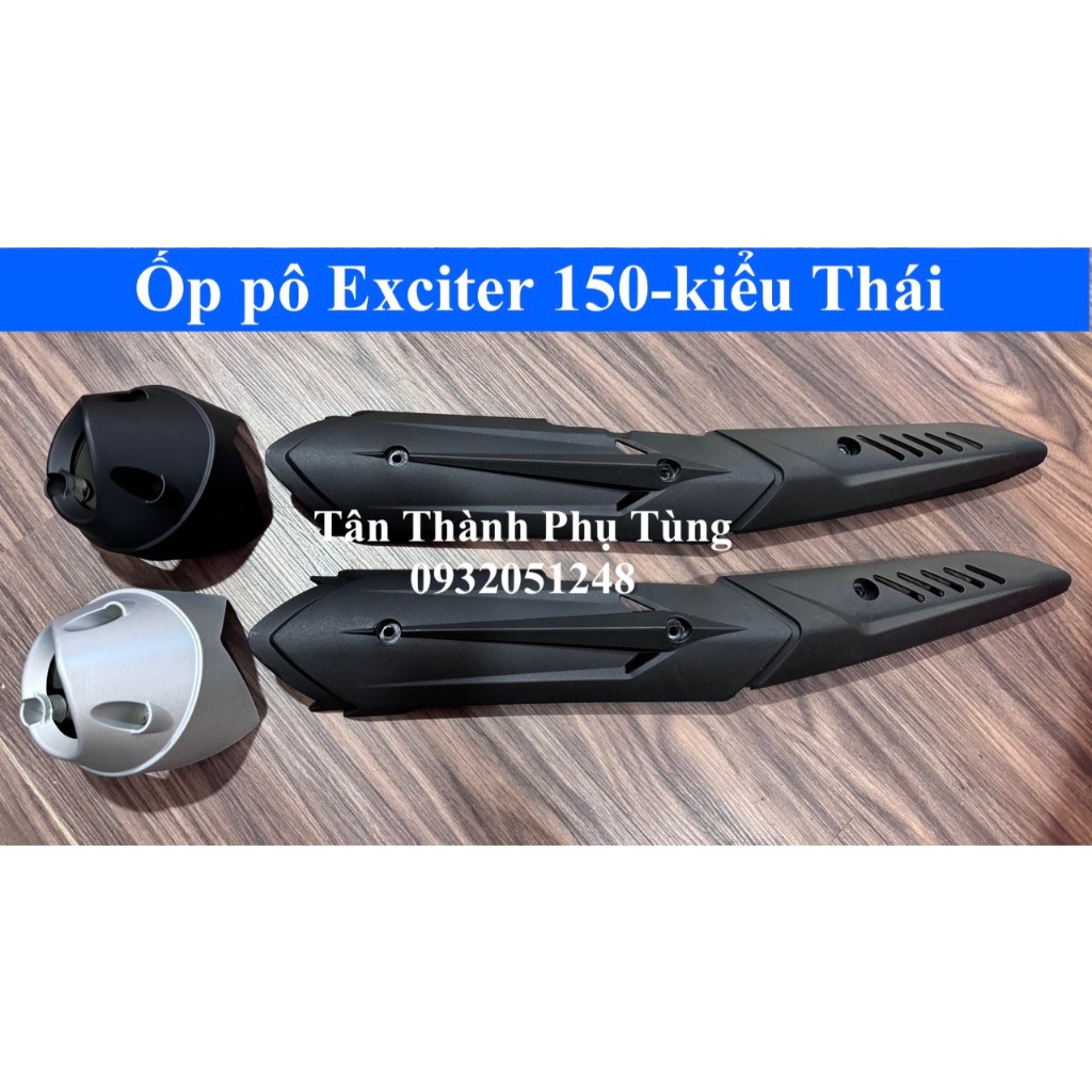 Ốp pô/ Che pô Exciter 150 kiểu Thái