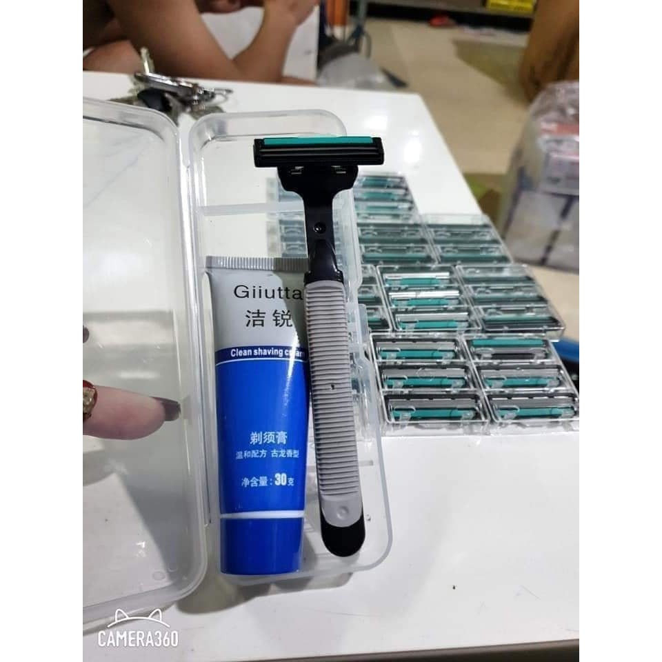 Bộ Dao Cạo Dâu Lưỡi kép