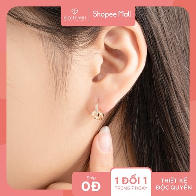 Bông Tai Nữ Vàng Tây BT389 Huy Thanh Jewelry