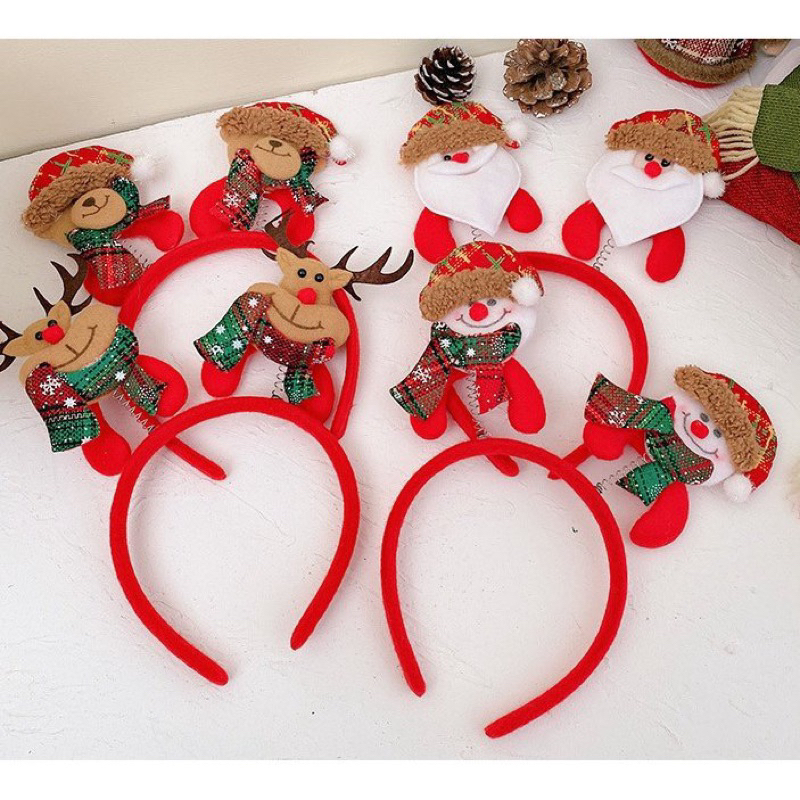Bờm tóc noel cho bé diện đi chơi noel, quà tặng giáng sinh cho các bé trai bé gaÍ