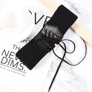 Đai váy liền, corset đầm, áo sơ mi, jumpsuit bản rộng, chất liệu co giãn, khuy bấm, mặt xỏ dây trang trí W74