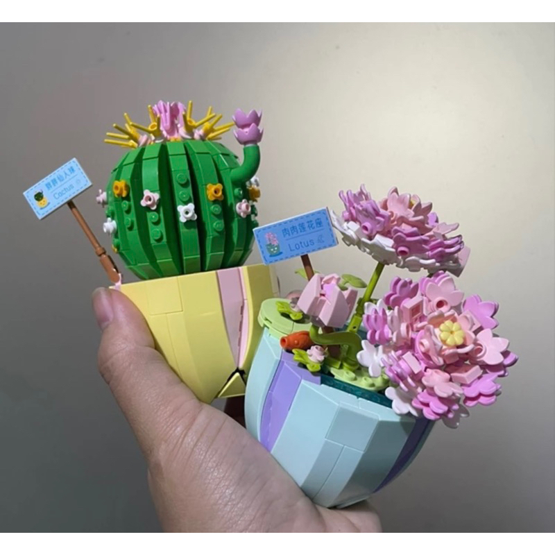 Bộ lắp ráp mô hình chậu cây sáng tạo