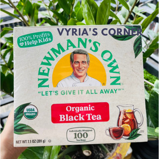Trà đen hữu cơ Newman's Own túi lọc nuôi scoby làm kombucha