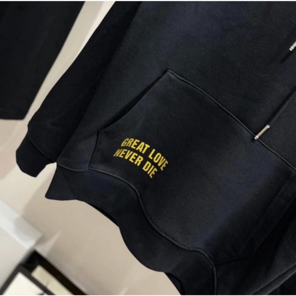 Áo Hoodie Doncle Level In Nhũ Kim Tuyến Chữ Vàng Mẫu Mới Nhất - Phong Cách Bad Boy Siêu Phẩm Chào Đông 2023