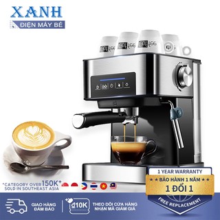 Máy pha cà phê có ống làm nóng đánh sữa màn hình cảm ứng thông minh áp lực cao làm cà phê nồng đậm máy pha chế cà phê in