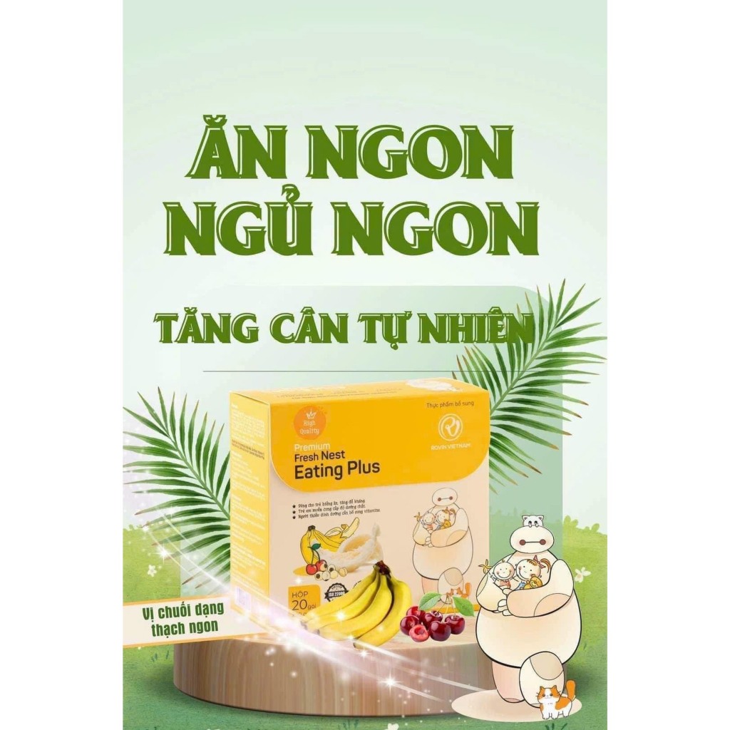 Hộp 20 Thanh Yến tươi bổ sung vi chất, tăng đề khánq Fresh Nest Premium Eating Plus