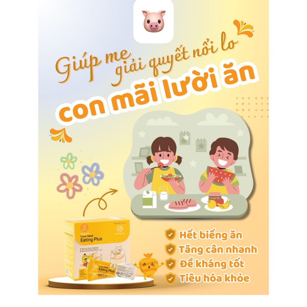 Hộp 20 Thanh Yến tươi bổ sung vi chất, tăng đề khánq Fresh Nest Premium Eating Plus