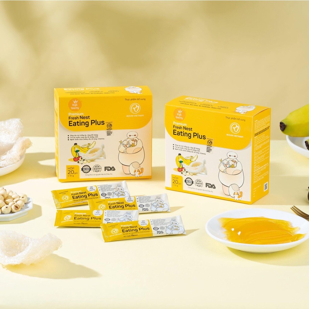 Hộp 20 Thanh Yến tươi bổ sung vi chất, tăng đề khánq Fresh Nest Premium Eating Plus