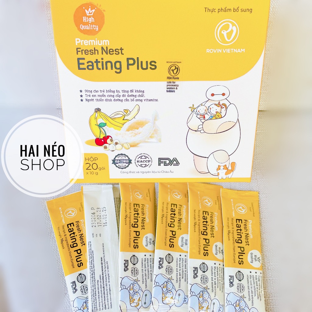 Hộp 20 Thanh Yến tươi bổ sung vi chất, tăng đề khánq Fresh Nest Premium Eating Plus