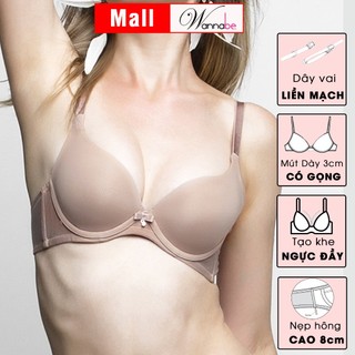 Áo ngực mút kép dày WANNABE AN501 áo chíp mút nâng tạo vẻ đầy đặn gợi cảm cuốn hút cho bạn gái