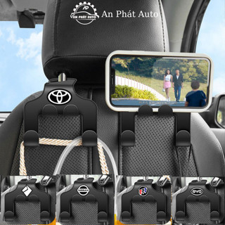 Móc Treo Đồ Gắn Sau Ghế Ô Tô Kiêm Giá Đỡ Điện Thoại 4 Chân Đa Năng Phù Hợp Với Mọi Loại Xe [Hàng Loại Tốt]
