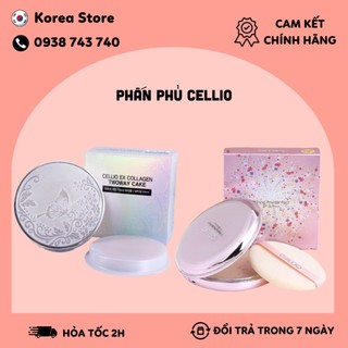 Phấn phủ Cellio Ex Collagen twoway cake SPF 30