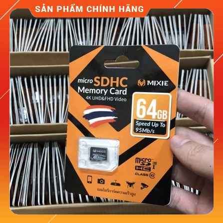 Thẻ nhớ MIXIE 64G - U3 tốc độ 95M/s bảo hành 3 năm