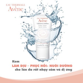 Kem dưỡng làm dịu, phục hồi cho da quá nhạy cảm và dị ứng Tolerance Cream Avene
