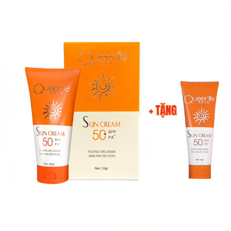 KEM CHỐNG NẮNG QUEENIE (MUA 1 TO TẶNG 1 MINI)