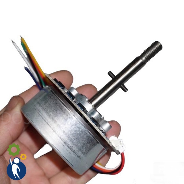 Motor Không Chổi Than 12V-24V Nidec tốc độ 2500-2900rpm công suất 80W 48F Trục 8mm Gắn Cánh Quạt Gió
