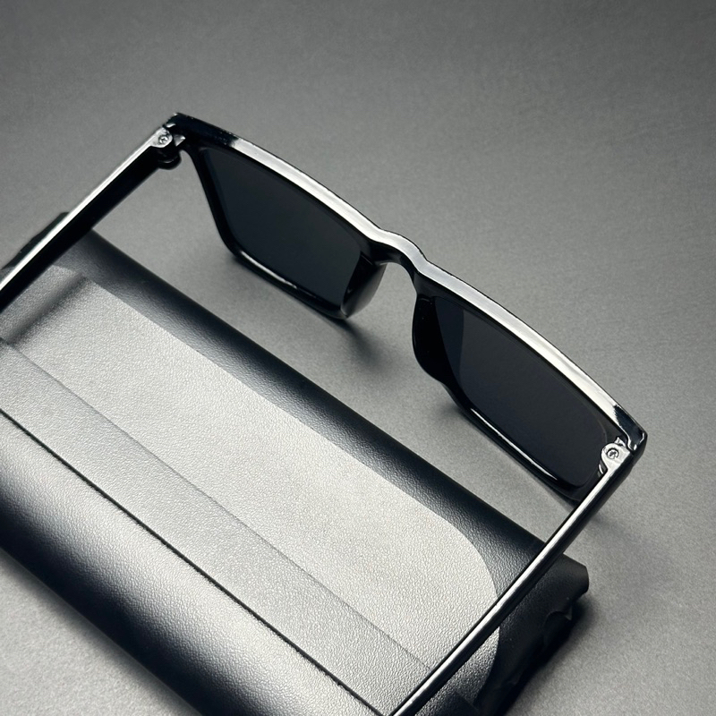 KINHLEGIASI | Kính râm nam nữ ALGER gọng vuông đen lịch lảm Kính râm nam nữ thời trang xịn xò