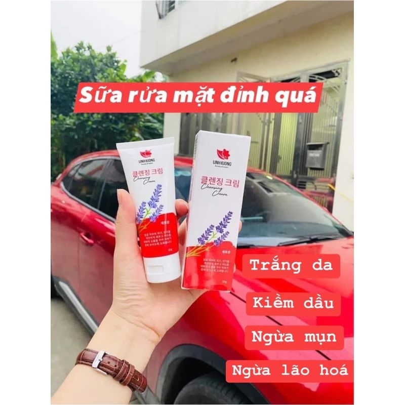 Sữa rửa mặt linh Hương mẫu mới