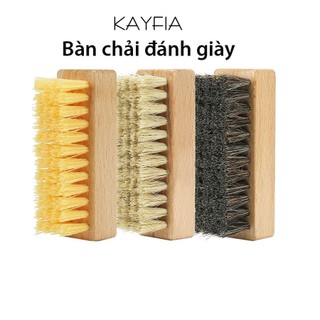 Kayfia - bàn chải đánh giày bằng lông ngựa, heo, nhựa pp mềm mại, tiện lợi