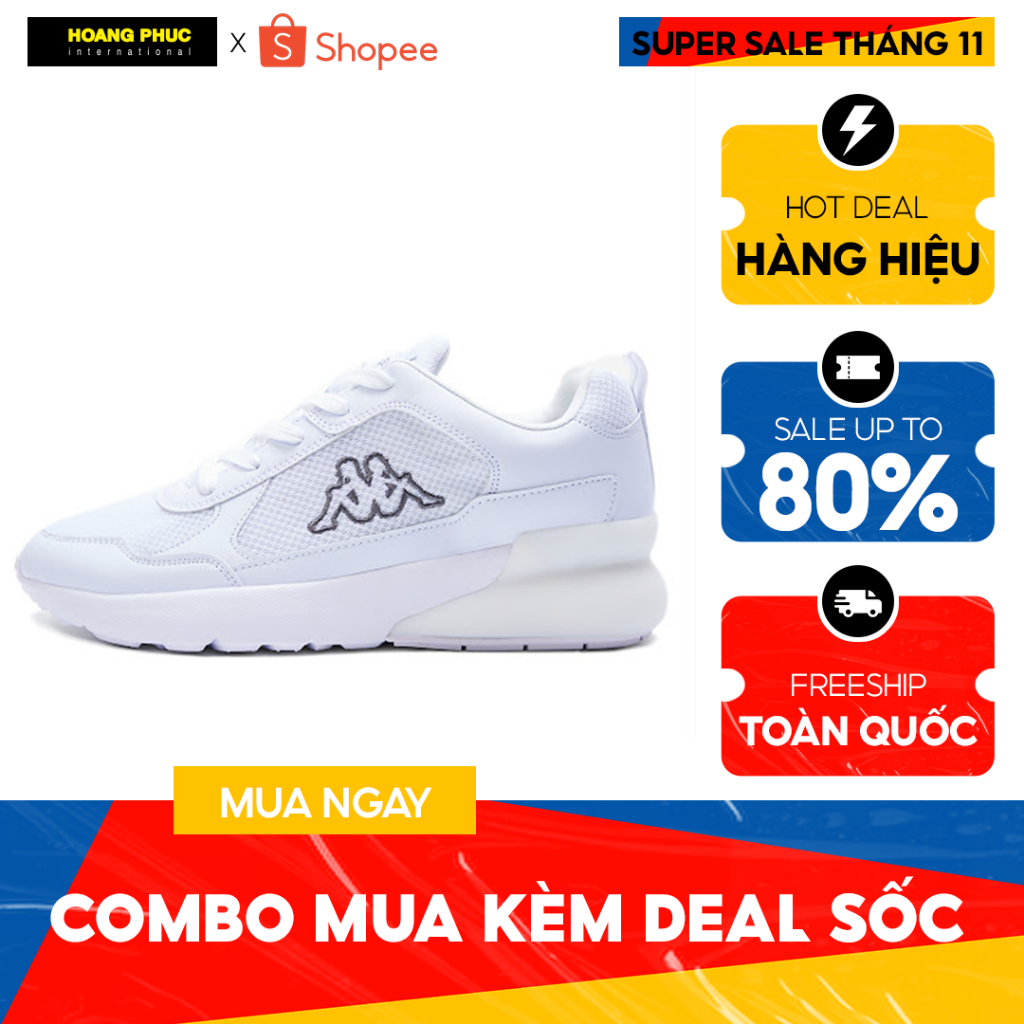 Giày thể thao nam sneaaker unisex KAPPA thời trang chính hãng 35198BW