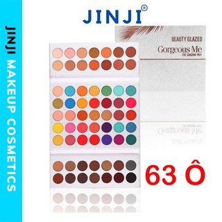 Bảng mắt BEAUTY GLAZED GORGEOUS ME 63 Ô xinh bám phấn JINJI