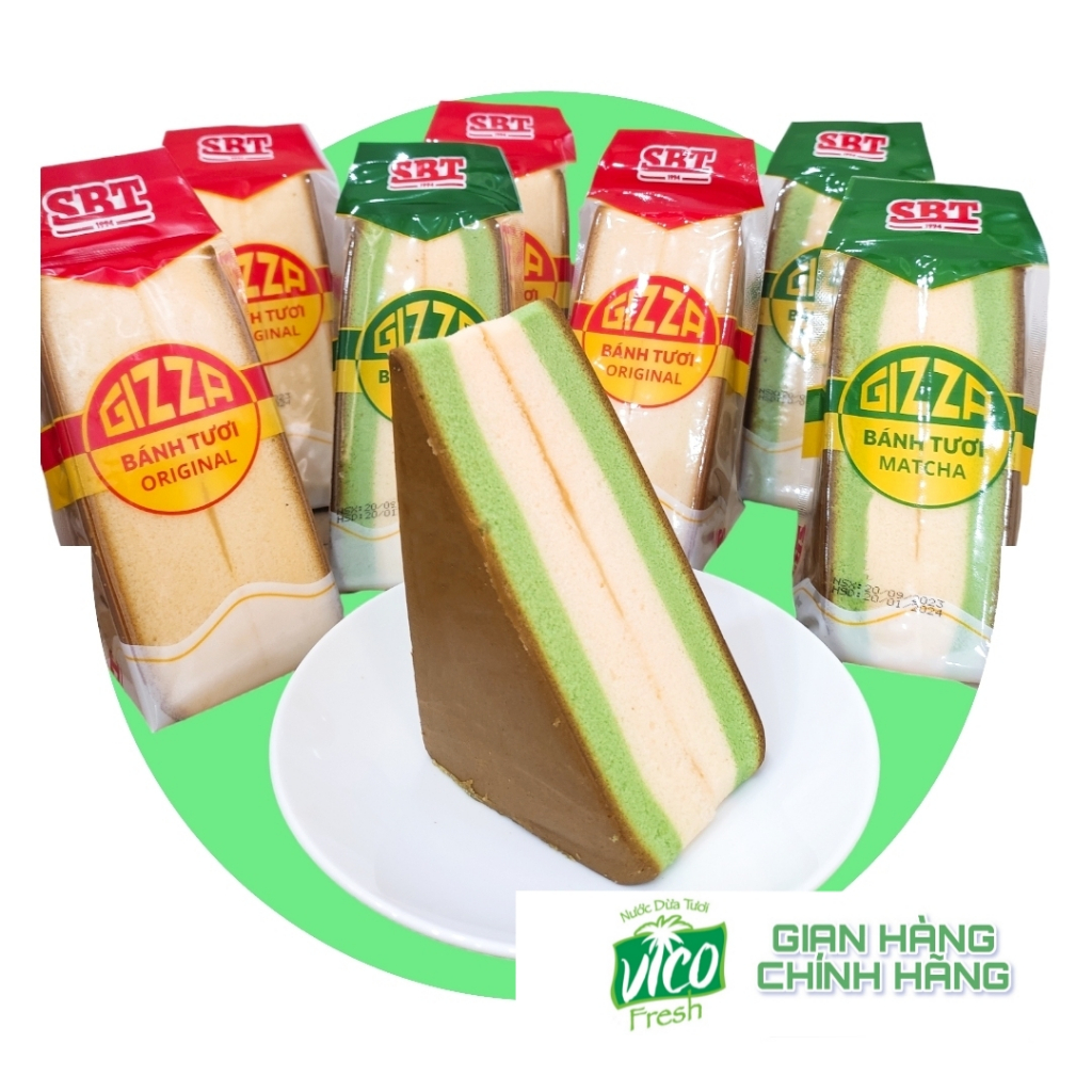 Bánh bông lan tam giác 3 vị SBT 90gr  - Ăn vặt, ăn sáng, bữa phụ