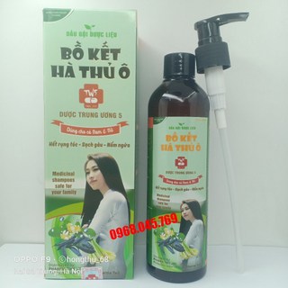 Dầu gội dược liệu BỒ KẾT HÀ THỦ Ô dược trung ương 5 chai 200ml