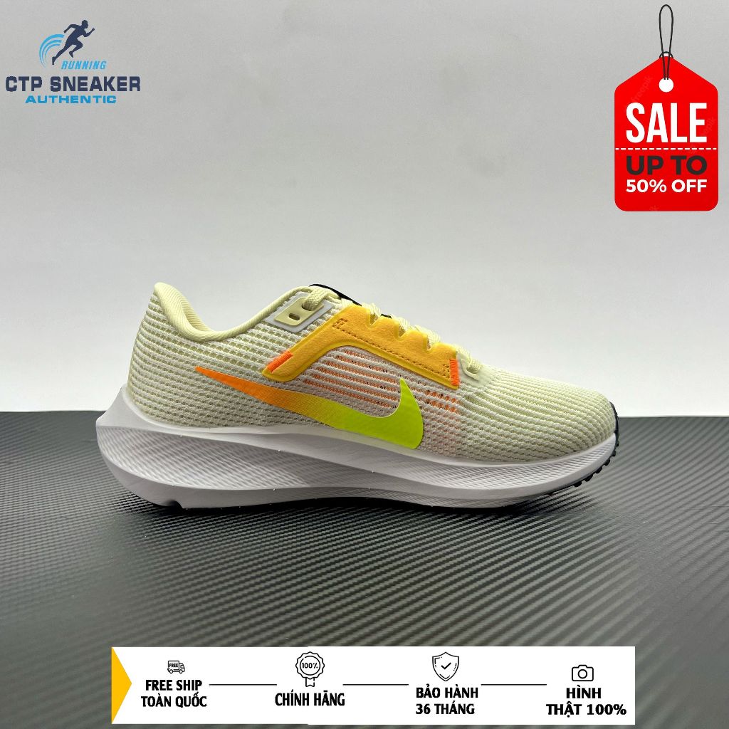 GIÀY NIKE AIR ZOOM PEGASUS 40 CHÍNH HÃNG FULLBOX DV3858-101 Size Cặp