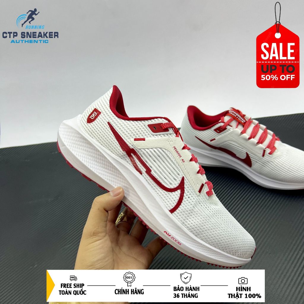 GIÀY CHẠY BỘ NIKE CHÍNH HÃNG PEGASUS 40 FULLBOX MÃ FJ2844-100