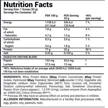 Sữa Tăng Cơ Whey Core Superior 14 - 2 Lbs - 28 servings