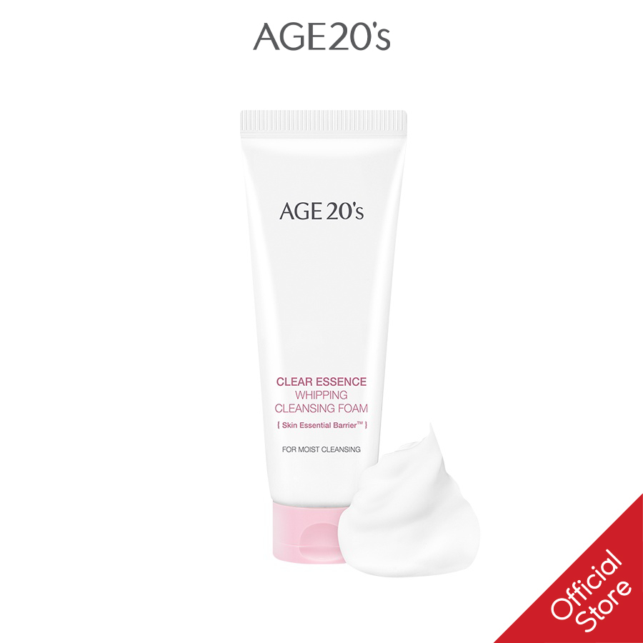 Sữa rửa mặt AGE 20’s Clear Essence Whipping Cleansing Foam 80ml