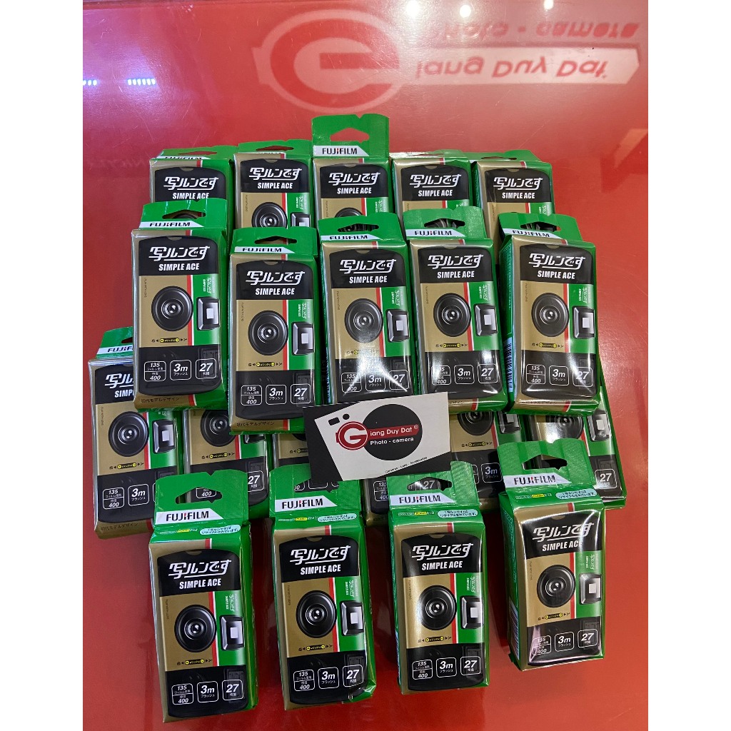Máy Ảnh Film Chụp Một Lần Fujifilm Simple Ace Disposable Cameras l Date Tháng 11/2025