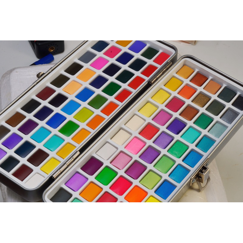 100 Màu Nước Đài Trung Vẽ Hoa | Vẽ Hoạt Hình | Màu Nước