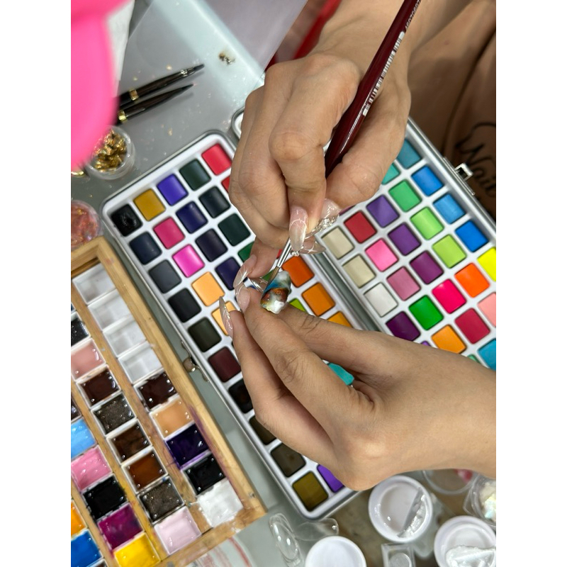 100 Màu Nước Đài Trung Vẽ Hoa | Vẽ Hoạt Hình | Màu Nước