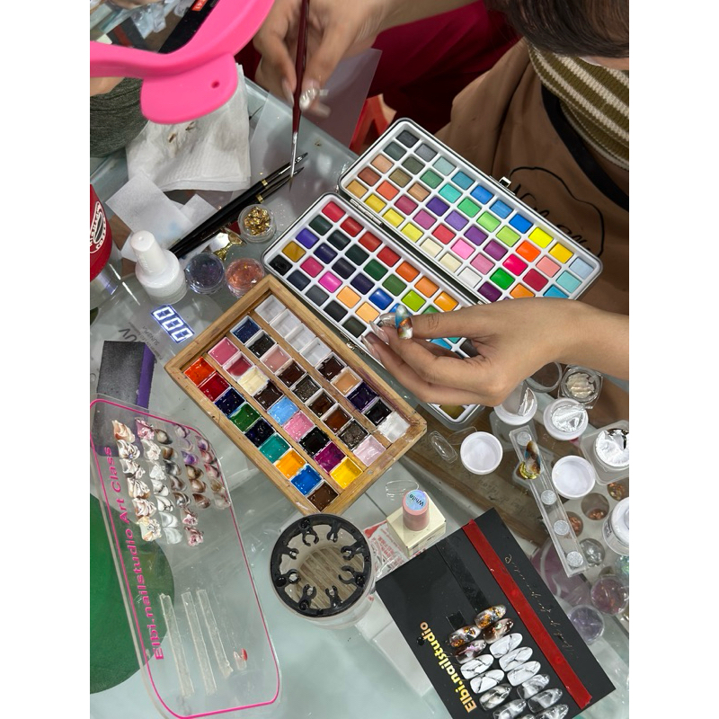 100 Màu Nước Đài Trung Vẽ Hoa | Vẽ Hoạt Hình | Màu Nước