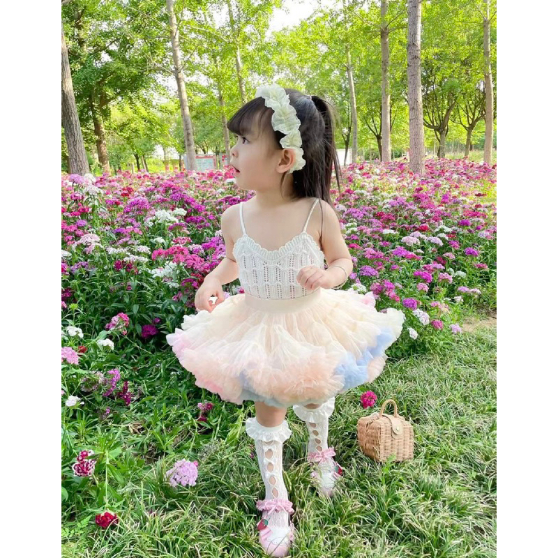 Áo Hai Dây Phối Chân Váy Đẹp xỉu
