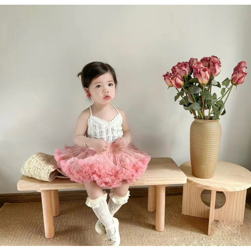 Áo Hai Dây Phối Chân Váy Đẹp xỉu